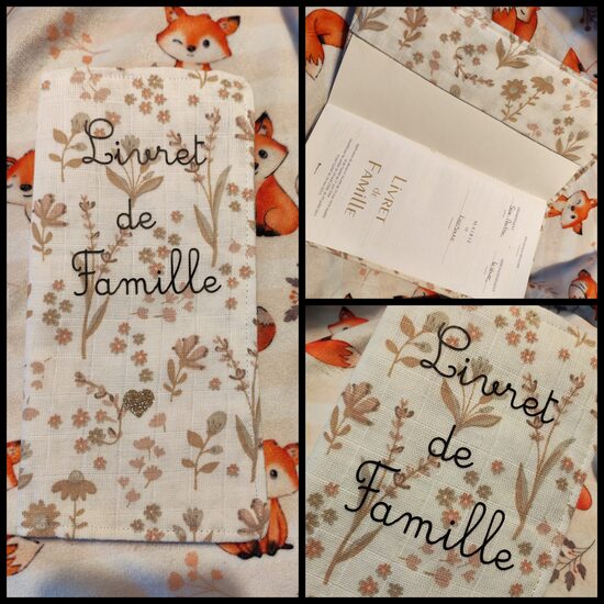 Livret de famille fleuri