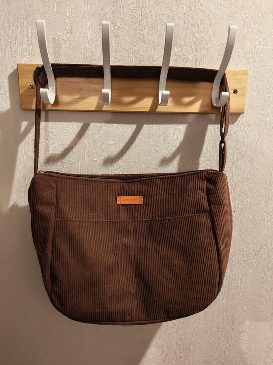 Sac bandoulière chocolat 