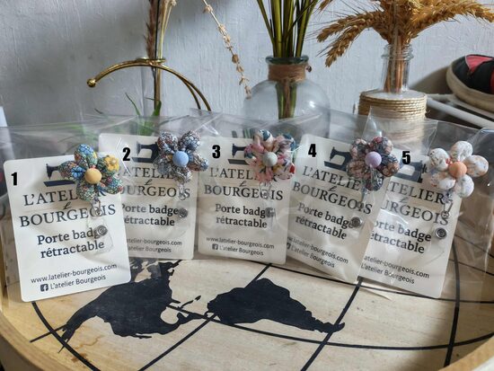 Porte-badge rétractable 